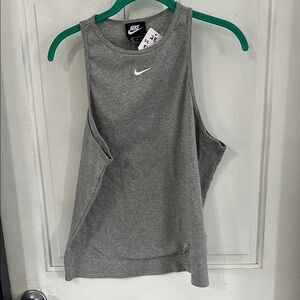 Women’s Nike Gray Relaxed Muscle Tank